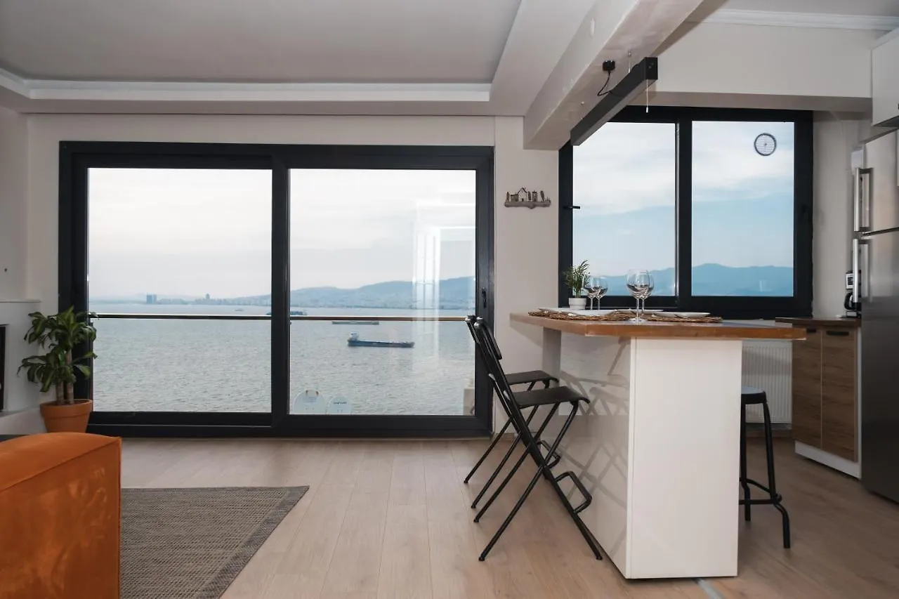 Near The Historical Elevator With A Sea View Apartment Izmir Turkey