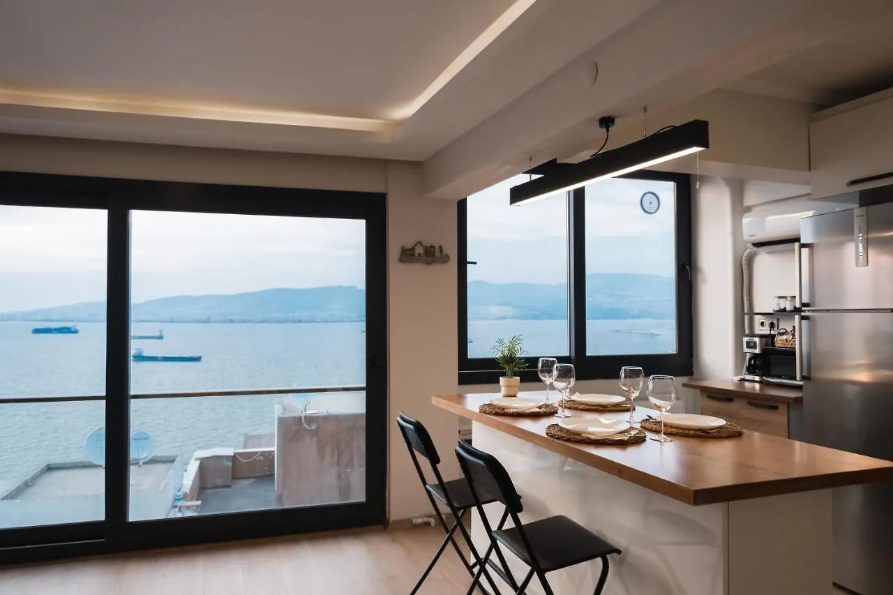 Near The Historical Elevator With A Sea View Apartment Izmir Turkey